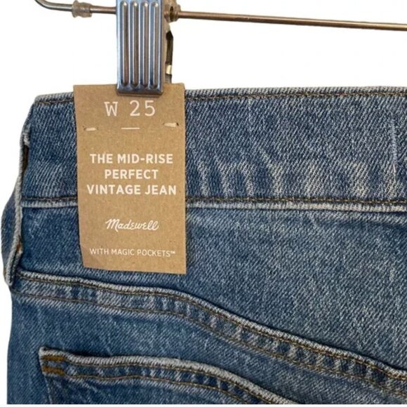 Madewell Jeans Mid-Rise Perfect Vintage  NWT 25 - Picture 8 of 8